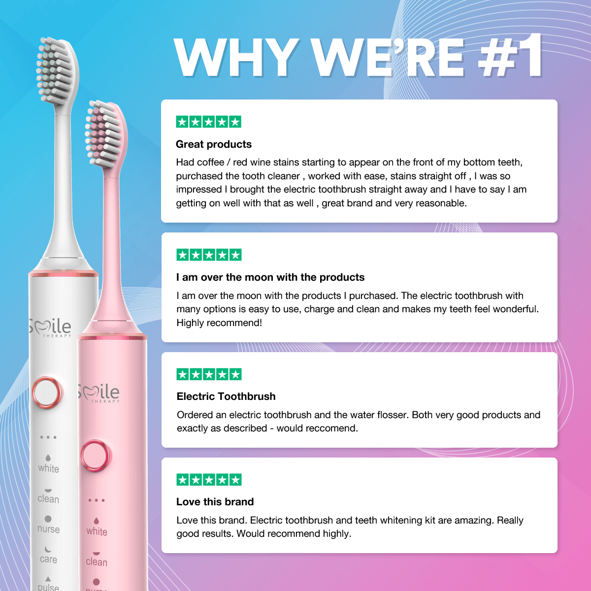 6 in 1 Sonic Electric Toothbrush TT1