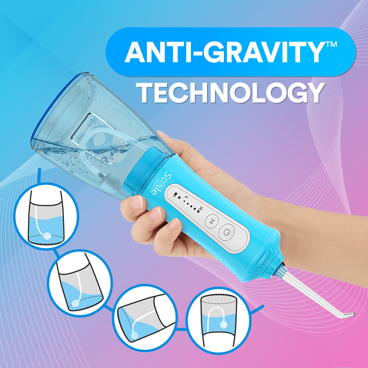 Dental Wireless 5-In-1 Water Flosser Pro DP2