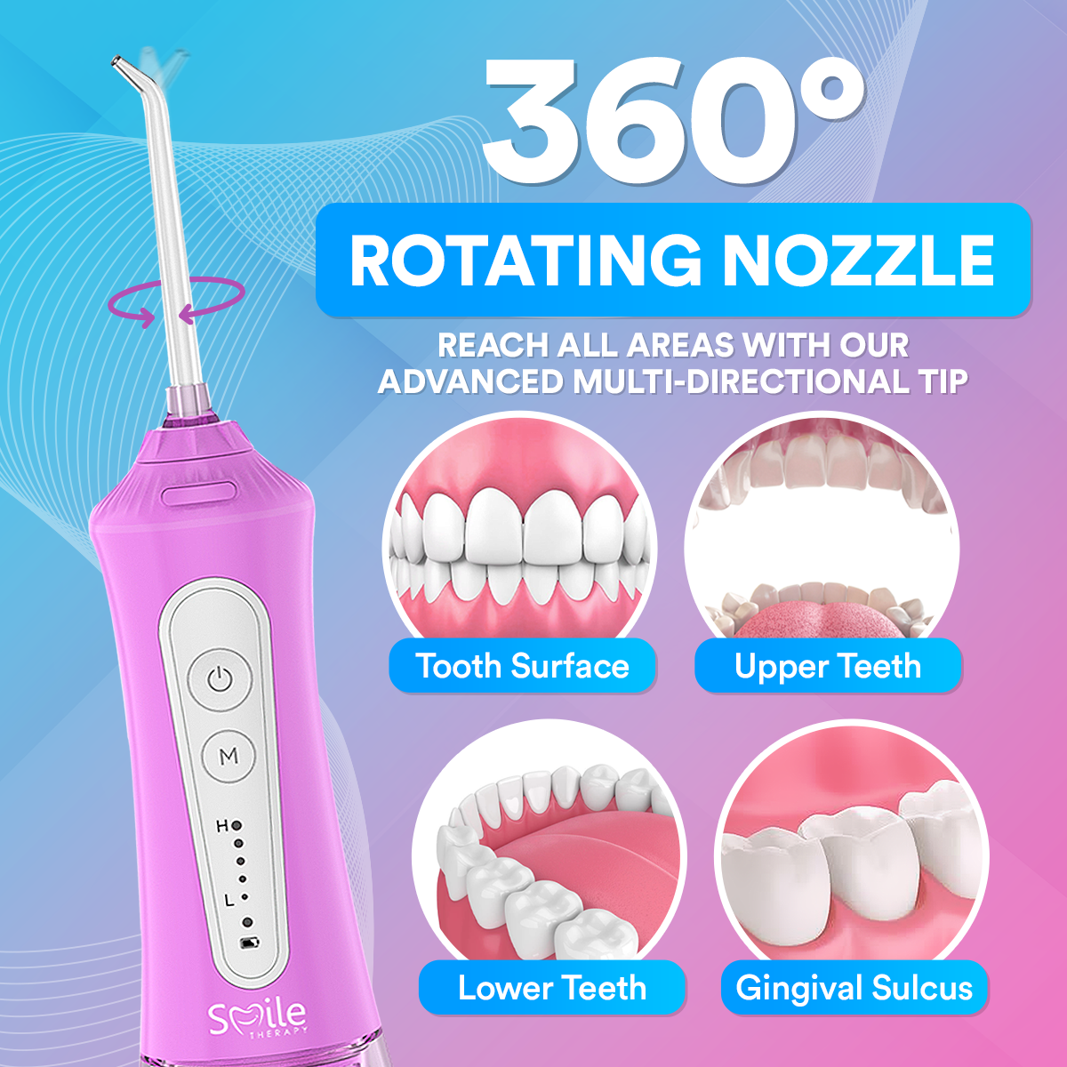 Dental Wireless 5-In-1 Water Flosser Pro DP3