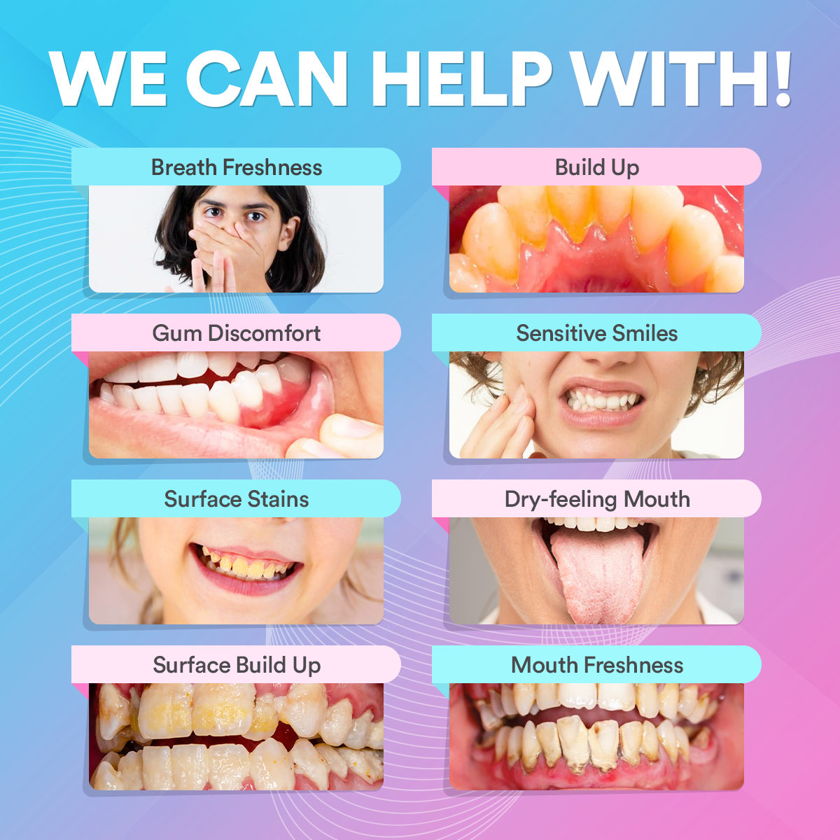 Coconut Oil Pulling Mouthwash Sachets