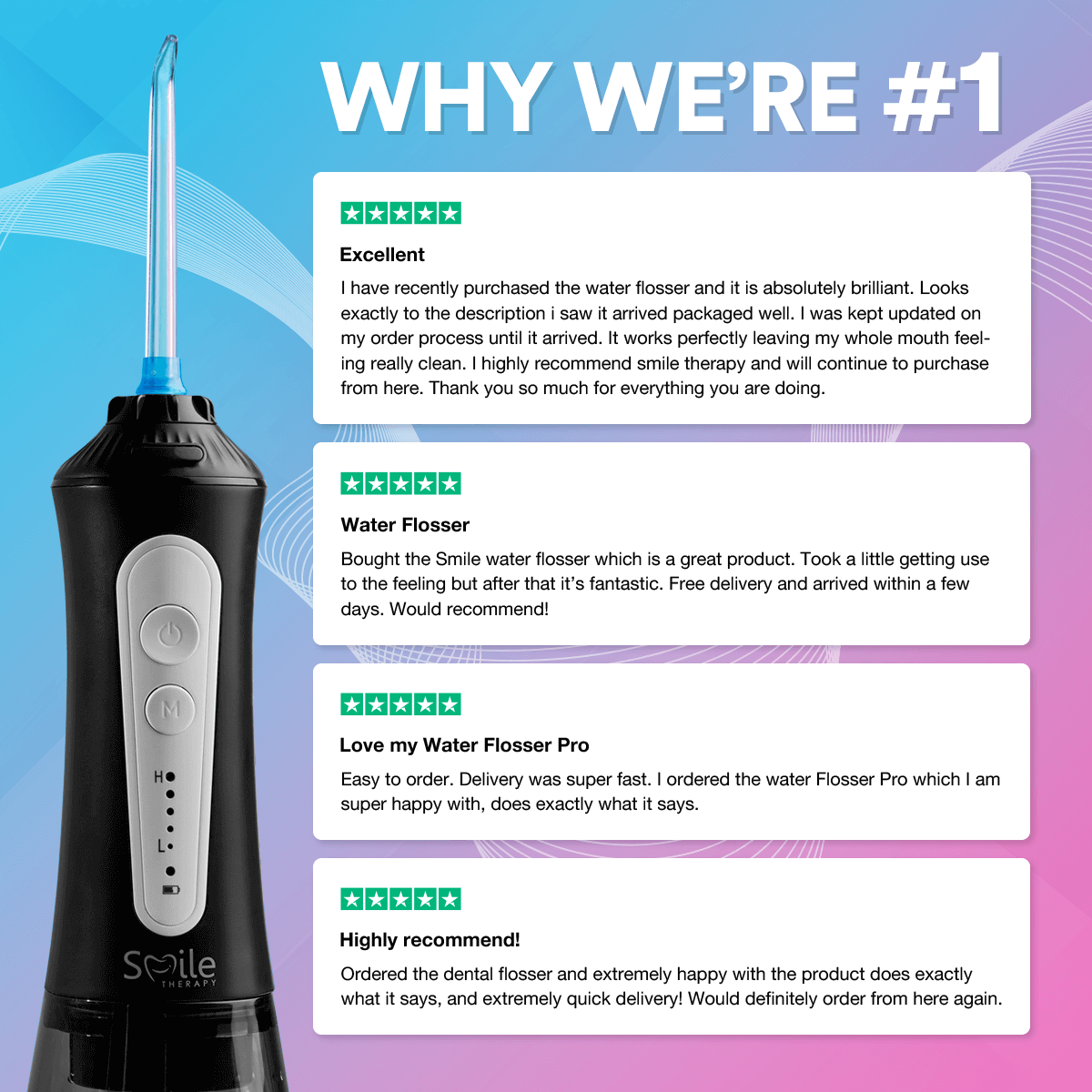 Dental Wireless 5-In-1 Water Flosser Pro DP2