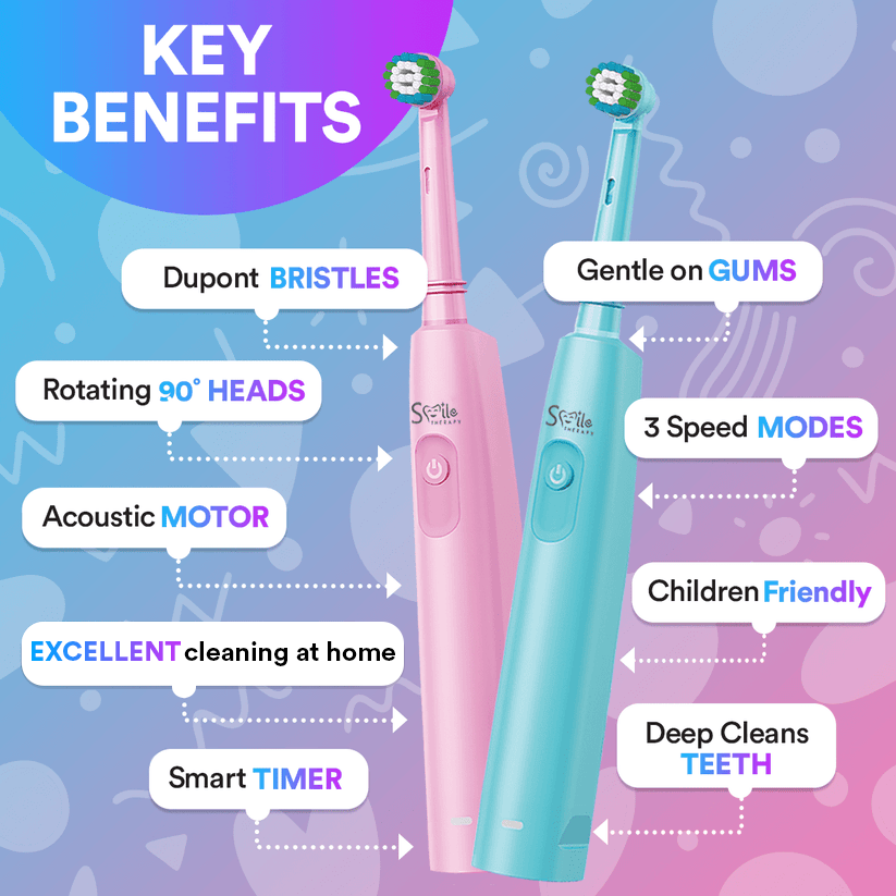 Kids Electric Toothbrush Attachment Heads x4