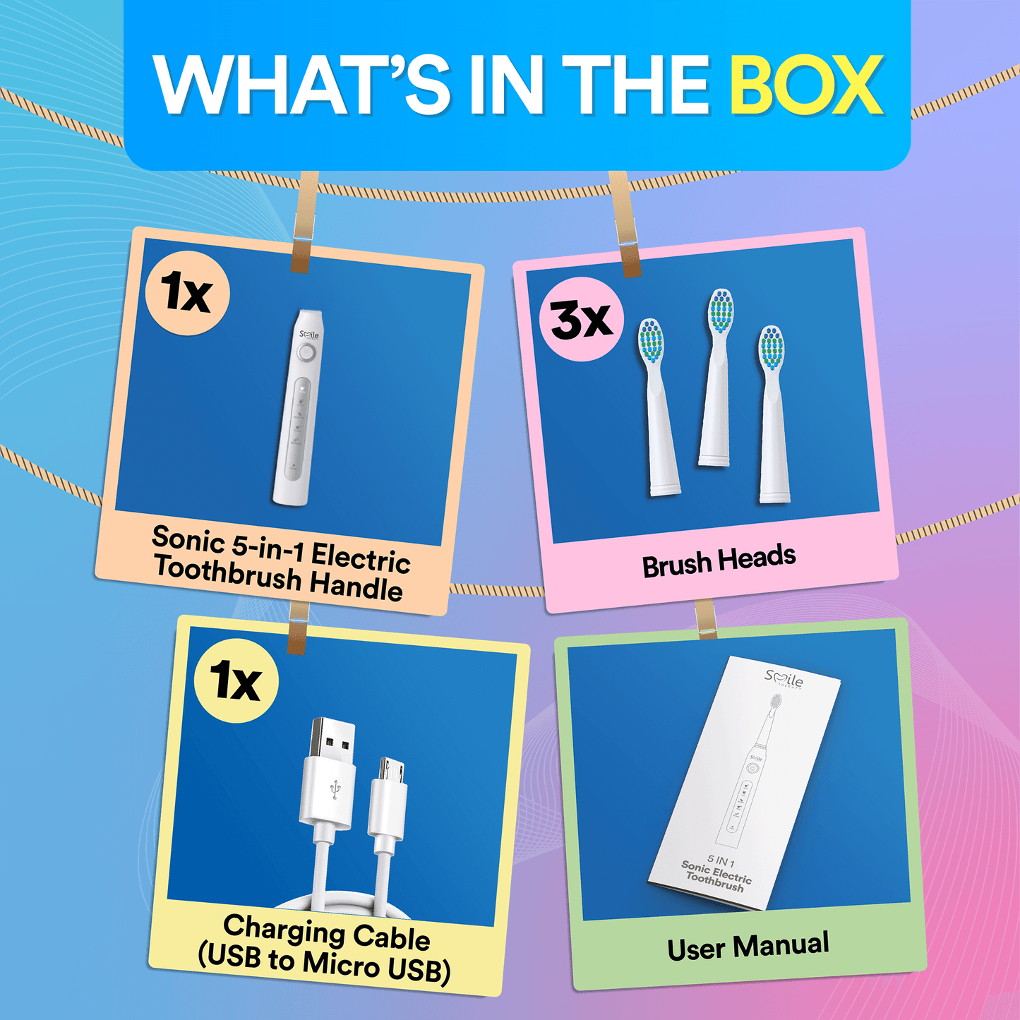 Sonic 5-in-1 Electric Toothbrush dp2