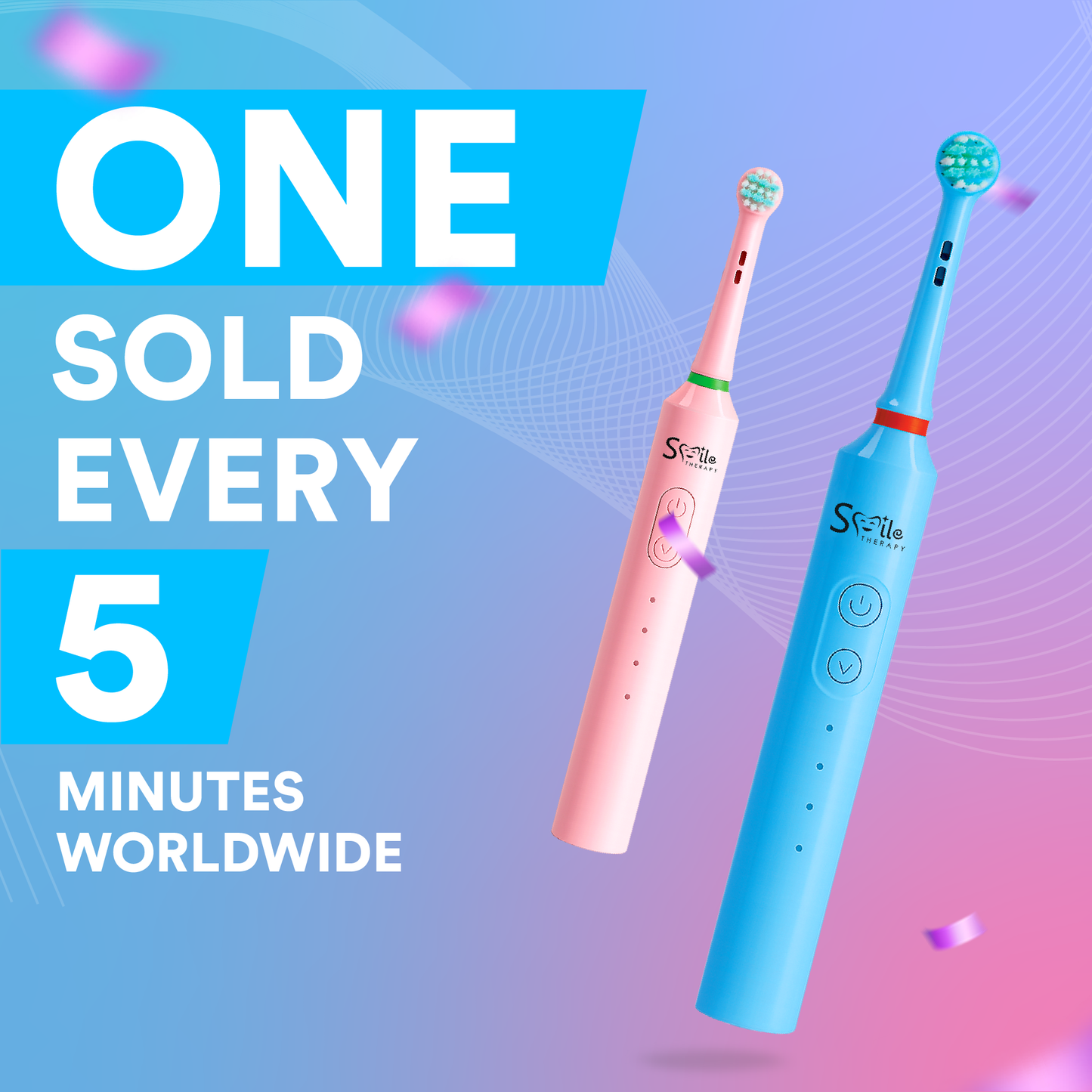 Oscillating 3-in-1 Kids electric toothbrush