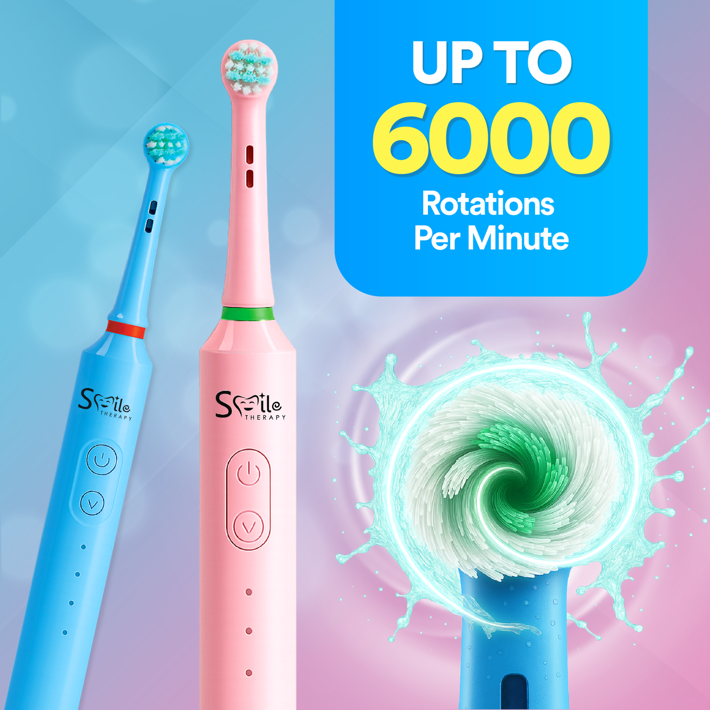 Oscillating 3-in-1 Kids electric toothbrush