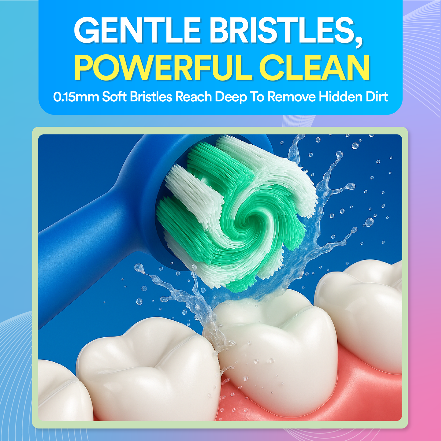 Oscillating 3-in-1 Kids electric toothbrush