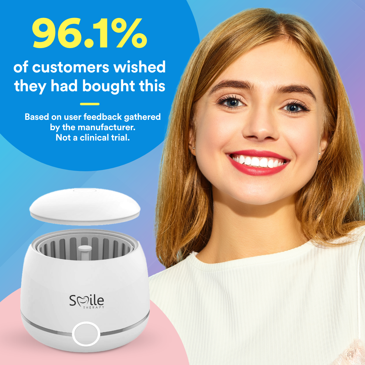 Ultrasonic Denture Cleaning Pod Pro With UV Sterilisation